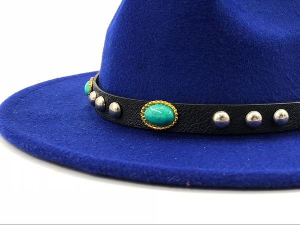 2018new luxury wool women men felt fedora hat bohemia ribbon elegant lady winter autumn jazz church godfather sombrero caps, Blue;gray
2018new luxury wool women men felt fedora hat bohemia ribbon elegant lady winter autumn jazz church godfather sombrero caps, Blue;gray