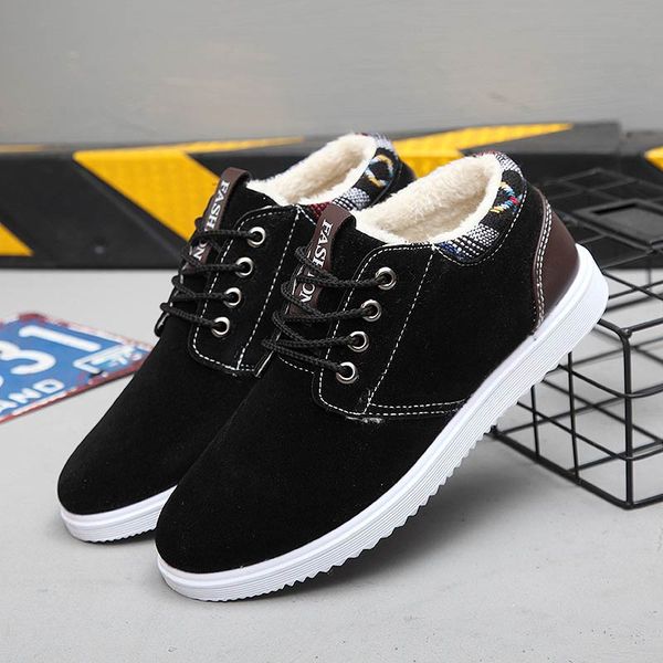 winter sneakers men boots 2019 thick cotton boots male shoes lace-up anti-slip booties casual sneakers men shoes plus size, Black
winter sneakers men boots 2019 thick cotton boots male shoes lace-up anti-slip booties casual sneakers men shoes plus size, Black