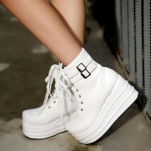 lapolaka 2019 ins fashion big size 31-50 platform wedge heels ankle boots woman shoes cool street shoes women cosplay boots, Black
lapolaka 2019 ins fashion big size 31-50 platform wedge heels ankle boots woman shoes cool street shoes women cosplay boots, Black