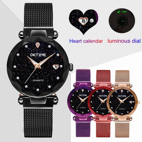 luxury women watches magnetic starry sky female clock quartz wristwatch fashion ladies wrist watch 100pcs/lot, Slivery;brown
luxury women watches magnetic starry sky female clock quartz wristwatch fashion ladies wrist watch 100pcs/lot, Slivery;brown