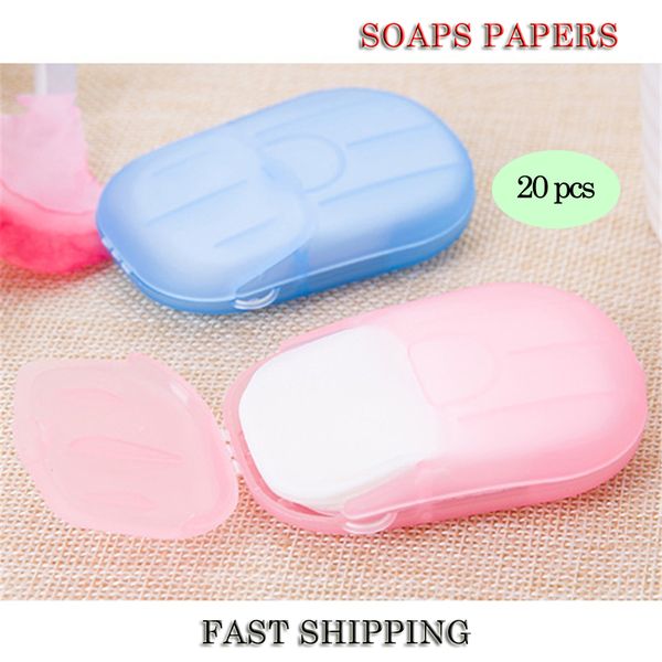 fast shipping 20pcs portable travel soap paper washing hand bath clean scented slice sheets disposable boxe soap disinfectant soap paper
fast shipping 20pcs portable travel soap paper washing hand bath clean scented slice sheets disposable boxe soap disinfectant soap paper