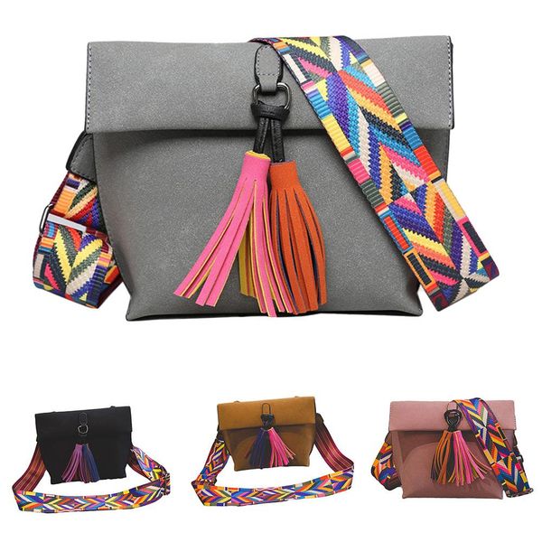 women fashion colorful wide strap fringe square shoulder bag crossbody pouch bolsa feminina luxury handbags women bags designer
women fashion colorful wide strap fringe square shoulder bag crossbody pouch bolsa feminina luxury handbags women bags designer