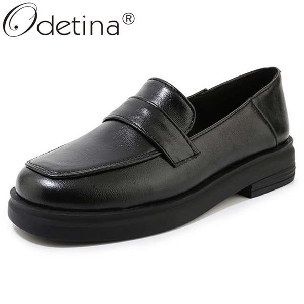 odetina women fashion round toe retro soft sole boat shoes ladies concise block mid heel sewing platform slip on loafers shoes, Black
odetina women fashion round toe retro soft sole boat shoes ladies concise block mid heel sewing platform slip on loafers shoes, Black