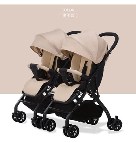 twin baby stroller detachable light can sit reclining folding shock absorbers second baby double stroller
twin baby stroller detachable light can sit reclining folding shock absorbers second baby double stroller