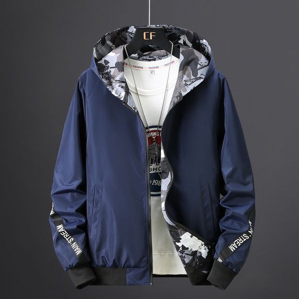 2020 men's spring fall reversible hooded jacket fashion camouflageprint windbreaker waterproof bomber jacket casual zipper coat, Black;brown
2020 men's spring fall reversible hooded jacket fashion camouflageprint windbreaker waterproof bomber jacket casual zipper coat, Black;brown