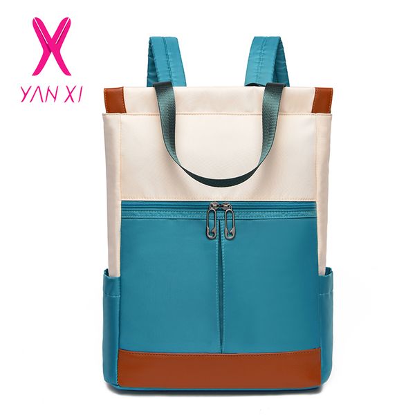 yanxi women's bags new nylon fashion backpacks school bags geometric backpack casual patchwork multi-use outdoor travel bag
yanxi women's bags new nylon fashion backpacks school bags geometric backpack casual patchwork multi-use outdoor travel bag