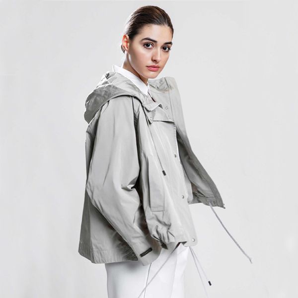women's trench coats 2021 spring fashion loose long sleeve short small windbreaker casual solid color hooded jacket, Tan;black
women's trench coats 2021 spring fashion loose long sleeve short small windbreaker casual solid color hooded jacket, Tan;black