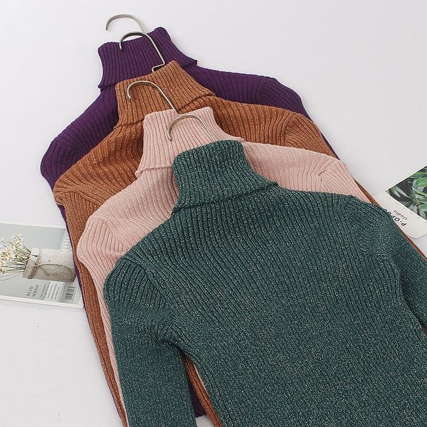 bygouby glitter autumn winter women sweater turtleneck knitted slim jumper high elasticity basic pullover sweater, White;black
bygouby glitter autumn winter women sweater turtleneck knitted slim jumper high elasticity basic pullover sweater, White;black