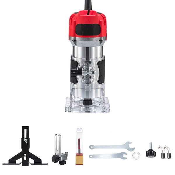 woodworking power tools wood router 6.35mm collet carving machine +15pcs router bits milling cutter electric hand wood trimmer
woodworking power tools wood router 6.35mm collet carving machine +15pcs router bits milling cutter electric hand wood trimmer
