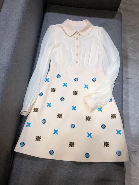 2020 black/apricot chiffon patchwork women's shirts dress designer logo print buttons dresses womens celebrity long sleeves vestidos 88, Black;gray
2020 black/apricot chiffon patchwork women's shirts dress designer logo print buttons dresses womens celebrity long sleeves vestidos 88, Black;gray