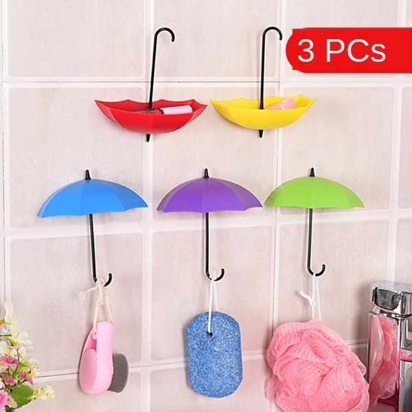 umbrella modeling wall rayon avoid nail a hook 3 individual dress decoration small things single hook opp in bags
umbrella modeling wall rayon avoid nail a hook 3 individual dress decoration small things single hook opp in bags