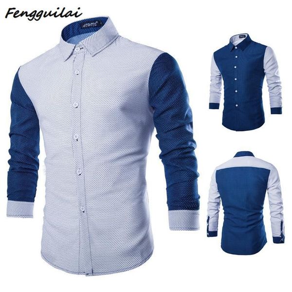men's shirts 2019 autumn new arrival british style casual long sleeve polka dot printing male business slim fit shirt 5xl, White;black
men's shirts 2019 autumn new arrival british style casual long sleeve polka dot printing male business slim fit shirt 5xl, White;black