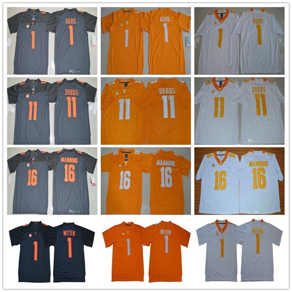 Tennessee Volunteers 16 Peyton Manning 1 Jason Witten Jalen Hurd 11 Joshua Dobbs Orange Gray White NCAA College football jerseys
Tennessee Volunteers 16 Peyton Manning 1 Jason Witten Jalen Hurd 11 Joshua Dobbs Orange Gray White NCAA College football jerseys