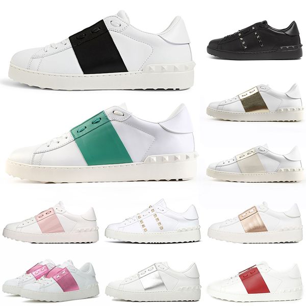 ослепительная роскошная платформа повседневная обувь белый розовый черный мода мужчины женщины кожа rivet open low sports кроссовки размер 3 
ослепительная роскошная платформа повседневная обувь белый розовый черный мода мужчины женщины кожа rivet open low sports кроссовки размер 3