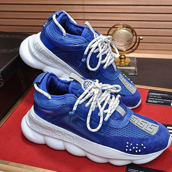 Versace Medusa Мужская обувь высокого качества Открытый Walking дизайнер Footwears Цепная реакция Кроссовки Low Top Plus Размер Casual Мужская обувь Zapatillas HOMBRE 
Versace Medusa Мужская обувь высокого качества Открытый Walking дизайнер Footwears Цепная реакция Кроссовки Low Top Plus Размер Casual Мужская обувь Zapatillas HOMBRE