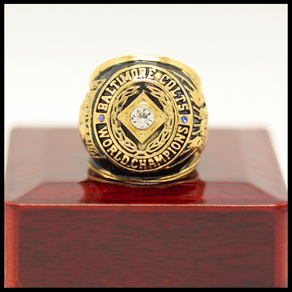 1958 indianapolis c o l t s football world championship ring fans souvenir collection gift for birthday holiday christmas, Golden;silver
1958 indianapolis c o l t s football world championship ring fans souvenir collection gift for birthday holiday christmas, Golden;silver