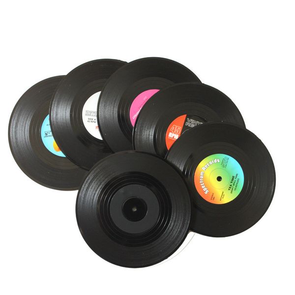 6pcs/set cd mat retro vinyl record drinks coasters table cup mat coffee placemat silicone printed pattern anti-fade home decor
6pcs/set cd mat retro vinyl record drinks coasters table cup mat coffee placemat silicone printed pattern anti-fade home decor