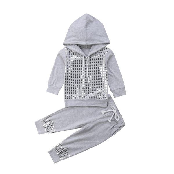 2pcs kids baby girl sequins hooded sweatshirt pants leggings set outfits clothes 1-6y, White
2pcs kids baby girl sequins hooded sweatshirt pants leggings set outfits clothes 1-6y, White