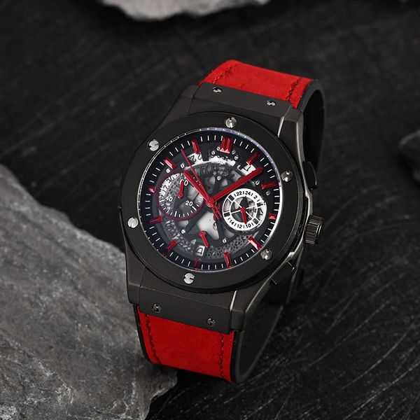 2020 hublo brand new mens six-pin run seconds luxury fashion men's watches casual clock sports wristwatches, Slivery;brown
2020 hublo brand new mens six-pin run seconds luxury fashion men's watches casual clock sports wristwatches, Slivery;brown