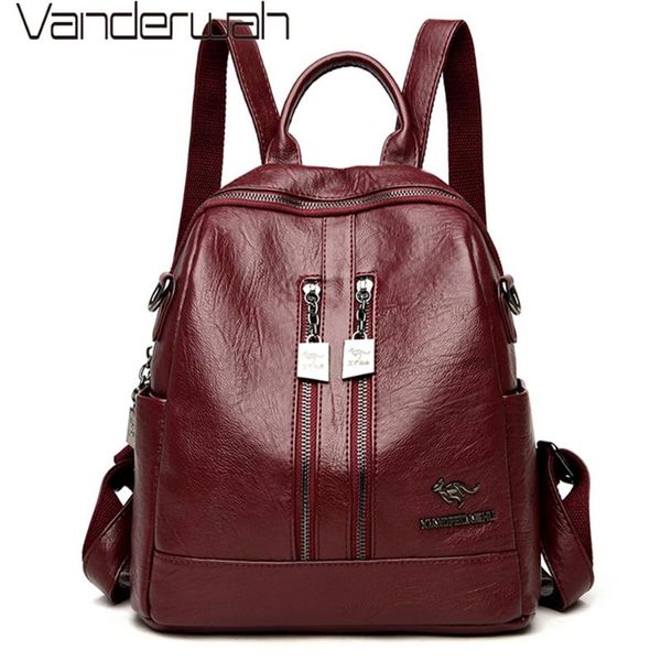 2020 women leather backpacks rucksacks for girls luxury designer large capacity female casual daypack sac a dos
2020 women leather backpacks rucksacks for girls luxury designer large capacity female casual daypack sac a dos