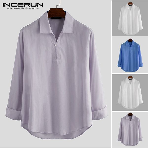 men's shirt solid color turn-down collar streetwear 2020 long sleeve casual shirts cotton loose camisas hombre harajuku incerun, White;black
men's shirt solid color turn-down collar streetwear 2020 long sleeve casual shirts cotton loose camisas hombre harajuku incerun, White;black