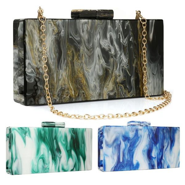 2020 elegant acrylic marble women evening bag mixed colors clutch bag banquet party chain shoulder bolsas mujer
2020 elegant acrylic marble women evening bag mixed colors clutch bag banquet party chain shoulder bolsas mujer