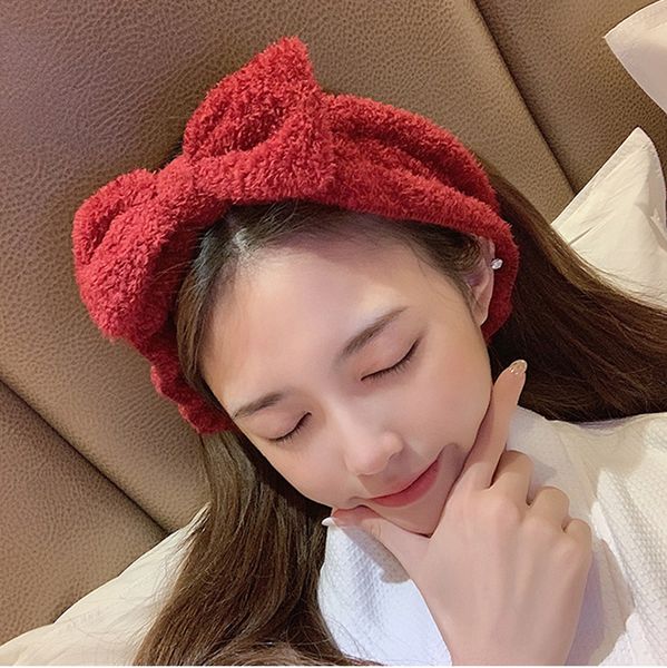 wholesale ins style big bow plush hair band cute solid color hair accessory for chic girls use when washing face and makeup, Black;brown
wholesale ins style big bow plush hair band cute solid color hair accessory for chic girls use when washing face and makeup, Black;brown