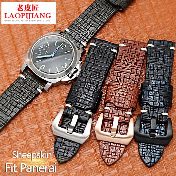 22mm 24mm fit pam pam111 pam441 pilot watch special vintage sheepskin leather belt watchband for men strap buckle +tools, Black;brown
22mm 24mm fit pam pam111 pam441 pilot watch special vintage sheepskin leather belt watchband for men strap buckle +tools, Black;brown