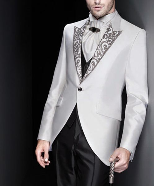 3 pieces customized fashion men's suit (jacket + pants + vest) wedding groom groomsmen dress men's fashion quality suit, White;black
3 pieces customized fashion men's suit (jacket + pants + vest) wedding groom groomsmen dress men's fashion quality suit, White;black