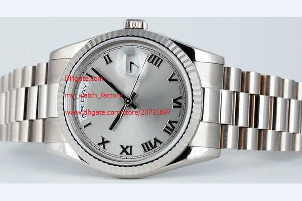 factory supplier wristwatch sapphire automatic 36mm day-date silver dial 118239 mens men's watch watches ladies wristwatches, Slivery;brown
factory supplier wristwatch sapphire automatic 36mm day-date silver dial 118239 mens men's watch watches ladies wristwatches, Slivery;brown