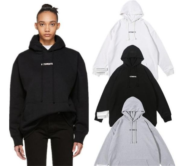 womens mens designer hoodies vtm letter logo washed label vetements printing casual high street fashion brand hooded sweatshirt, Black
womens mens designer hoodies vtm letter logo washed label vetements printing casual high street fashion brand hooded sweatshirt, Black