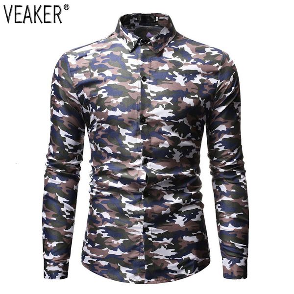 2019 herfst nieuwe mannen camouflage gedrukt shirt man casual slim fit lange mouwen army green shirt -3xl, White;black
2019 herfst nieuwe mannen camouflage gedrukt shirt man casual slim fit lange mouwen army green shirt -3xl, White;black