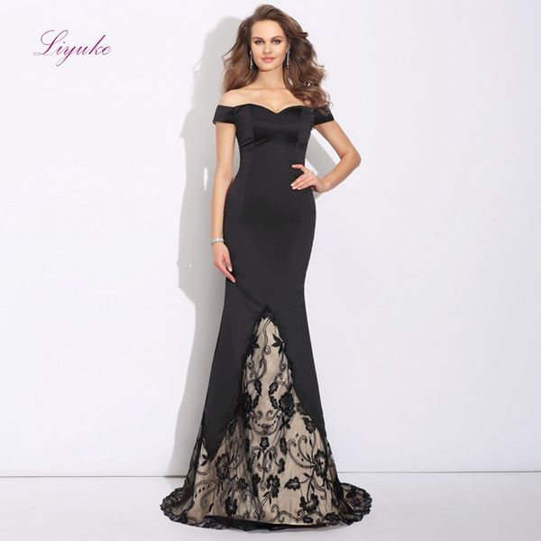 liyuke mermaid evening dress boat neck off-the-shoulder lace appliques customer made size floor-length, White;black
liyuke mermaid evening dress boat neck off-the-shoulder lace appliques customer made size floor-length, White;black