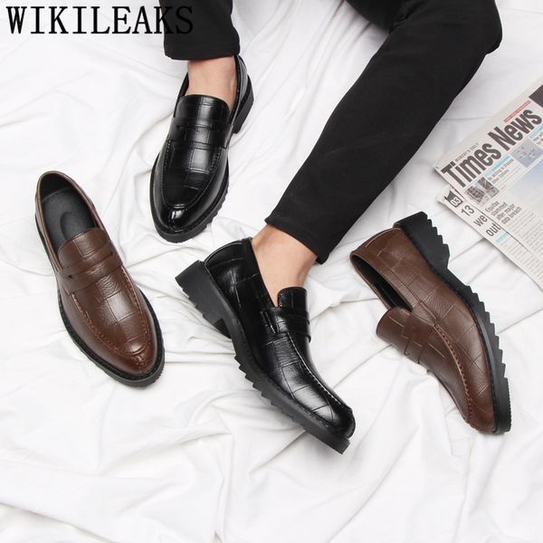 formal men shoes leather loafers men business shoes sepatu coiffeur slip on pria official classic chaussure homme bona, Black
formal men shoes leather loafers men business shoes sepatu coiffeur slip on pria official classic chaussure homme bona, Black