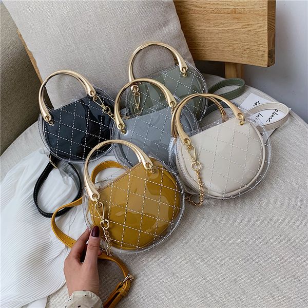 luxury design circular crossbody bags for women 2019 pvc transparent small handbag women bags designer clear bag clutch purse sac a main
luxury design circular crossbody bags for women 2019 pvc transparent small handbag women bags designer clear bag clutch purse sac a main