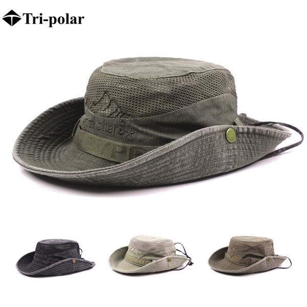tri-polar men hat wide brim summer hat for sun protection hunting hiking fishing camping climbing outdoor sport caps, Black;white
tri-polar men hat wide brim summer hat for sun protection hunting hiking fishing camping climbing outdoor sport caps, Black;white