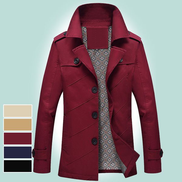 men winter long section outdoor trench coat, Black;brown
men winter long section outdoor trench coat, Black;brown