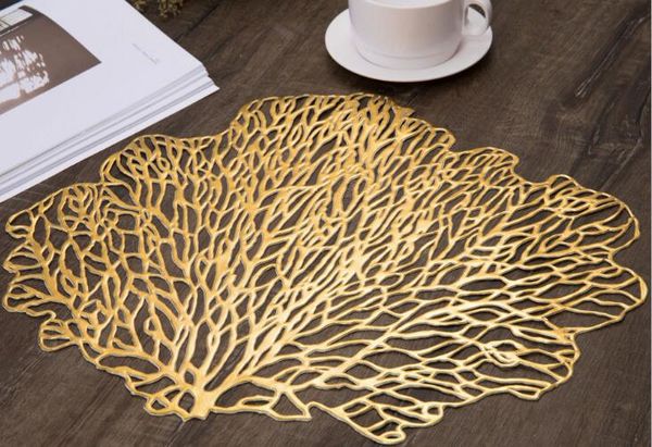 tree-shaped pvc bronzing hollow cushion, thermal insulation and non-skid cushion, table table decorative c
tree-shaped pvc bronzing hollow cushion, thermal insulation and non-skid cushion, table table decorative c