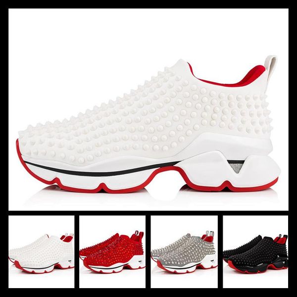 fashion designers shoes brand studded shoes made garments spikes flats shoes red bottom for men and women party lovers genuine leather, Black
fashion designers shoes brand studded shoes made garments spikes flats shoes red bottom for men and women party lovers genuine leather, Black