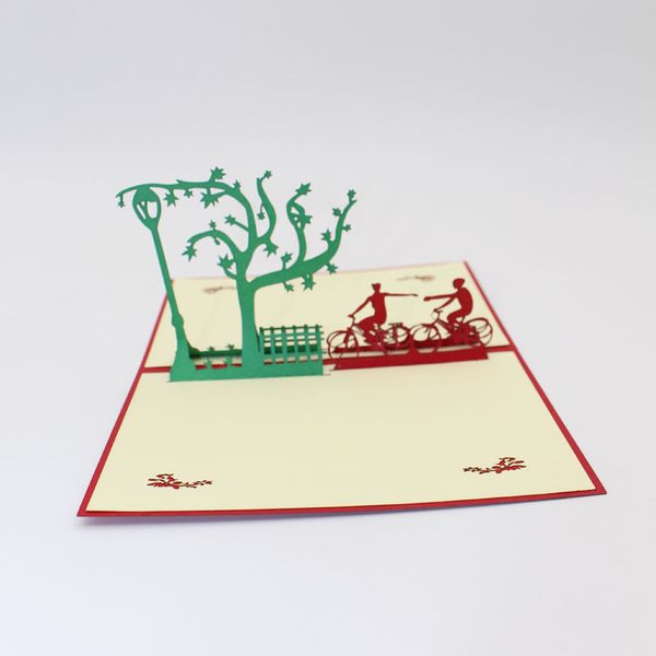 3d handmade paper-cut bicycle lover paper invitation greeting cards with envelope propose postcard wedding creative gift
3d handmade paper-cut bicycle lover paper invitation greeting cards with envelope propose postcard wedding creative gift