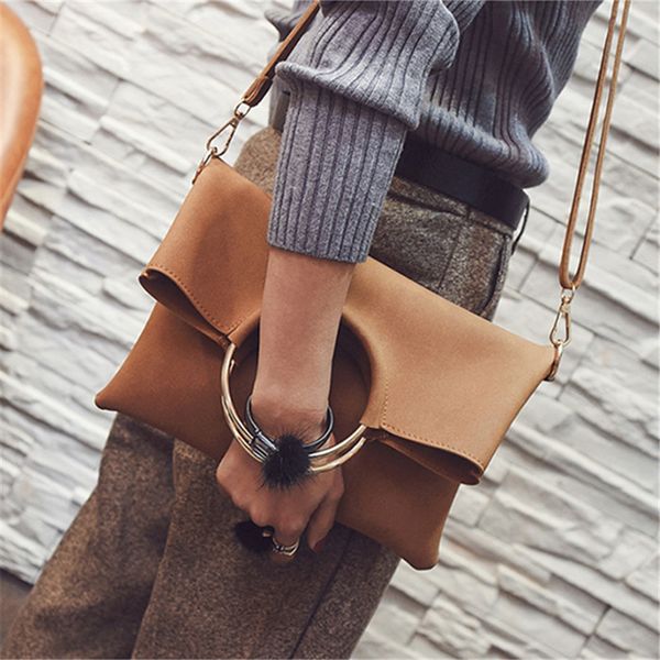 women shoulder bag set round metal handle tote bags suede fold over handbag messenger bag ladies day clutches fanshion
women shoulder bag set round metal handle tote bags suede fold over handbag messenger bag ladies day clutches fanshion