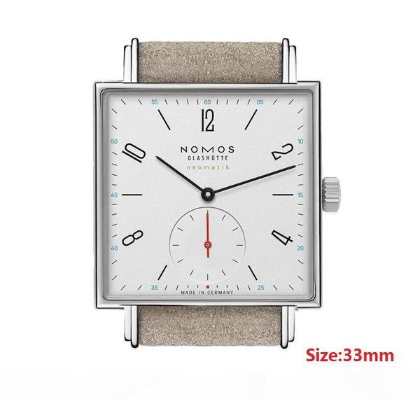 new brand nomos quartz watch lovers women men dress watches leather dress square wristwatches female clock relogio montre femme, Slivery;brown
new brand nomos quartz watch lovers women men dress watches leather dress square wristwatches female clock relogio montre femme, Slivery;brown