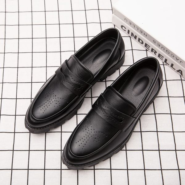 leather business men dress loafers pointy black shoes oxford men breathable formal wedding shoes
leather business men dress loafers pointy black shoes oxford men breathable formal wedding shoes