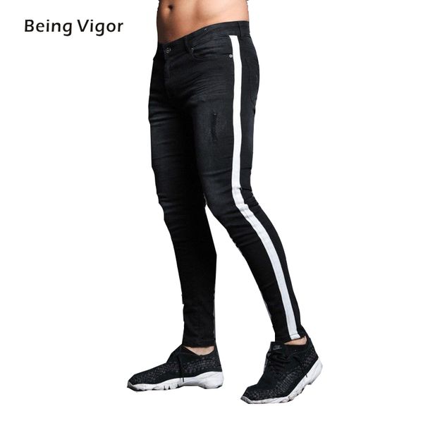 mens skinny jeans solid elasticity jeans with stripe at side men stretched denim pants 2019 black blue
mens skinny jeans solid elasticity jeans with stripe at side men stretched denim pants 2019 black blue