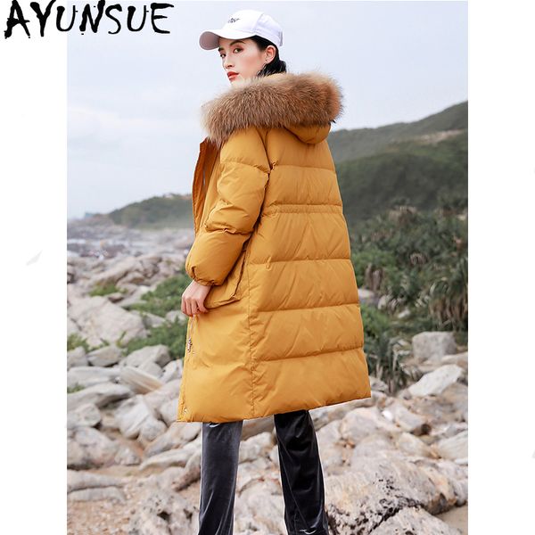 ayunsue down jacket woman hooded long coats winter coat women clothes 2019 raccoon fur collar korean parka chaqueta mujer my1546, Black
ayunsue down jacket woman hooded long coats winter coat women clothes 2019 raccoon fur collar korean parka chaqueta mujer my1546, Black