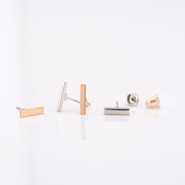 punk black gold silver earrings simple t bar earring women girl ear stud earrings fine jewelry brincos bijoux femme 2016
punk black gold silver earrings simple t bar earring women girl ear stud earrings fine jewelry brincos bijoux femme 2016