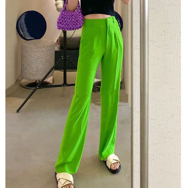 5.4 high end quality 2020 summer new women temperament loose high waist straight pants fashion thin wide leg pants, Black;white
5.4 high end quality 2020 summer new women temperament loose high waist straight pants fashion thin wide leg pants, Black;white