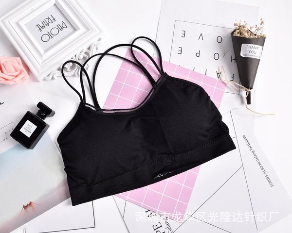online celebrity new products sports brassiere girl's wrap-around cross camisole beauty suspender strap chest pad seamless under, Red;black
online celebrity new products sports brassiere girl's wrap-around cross camisole beauty suspender strap chest pad seamless under, Red;black