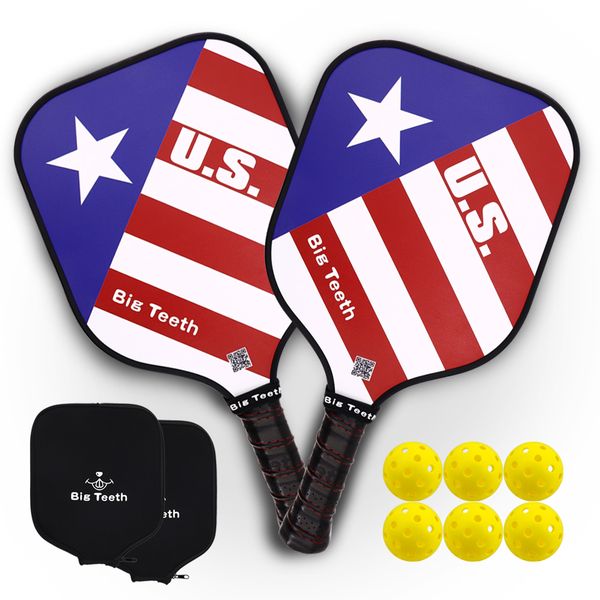 pickleball paddle graphite composite lightweight honeycomb core carbon fiber face 2 paddles set with 6 pickleballs usapa
pickleball paddle graphite composite lightweight honeycomb core carbon fiber face 2 paddles set with 6 pickleballs usapa