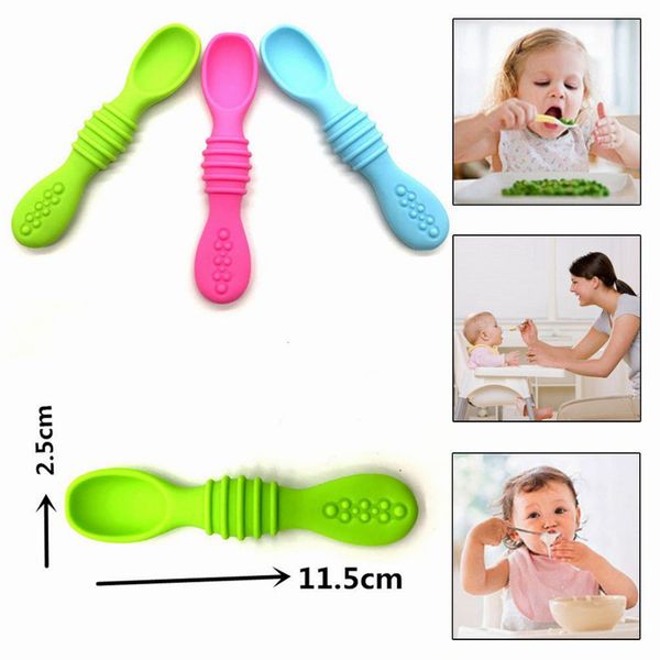 soft silicone baby spoon safety candy color temperature sensing infant feeding spoons kids toddler flatware children food baby feeding tools
soft silicone baby spoon safety candy color temperature sensing infant feeding spoons kids toddler flatware children food baby feeding tools